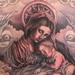 Tattoos - mary and baby J - 56858